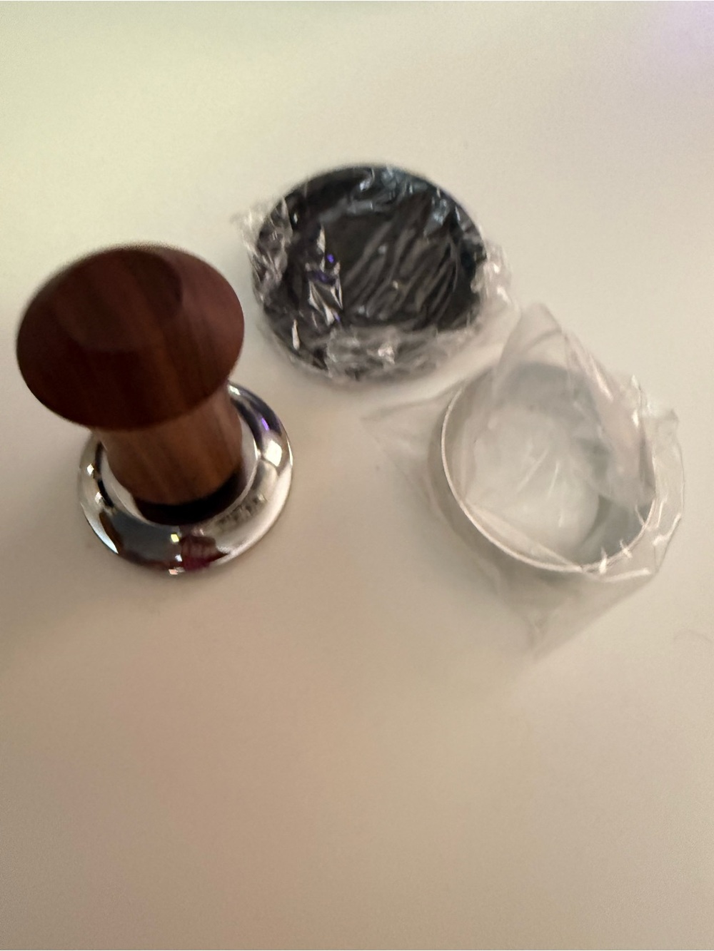 GdhaHSP Espresso Accessories Kit Tamper, Mat, and Dosing funnel 58mm 3pc set